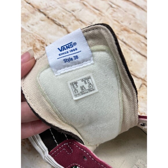 Sk8-Hi 38 DX 'OG Corduroy Floral Vans sz 8 - Picture 6 of 7